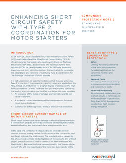 Cover of CPN2 - Enhancing Short Circuit Safety with Type 2 Coordination for Motor Starters - Tech Topic